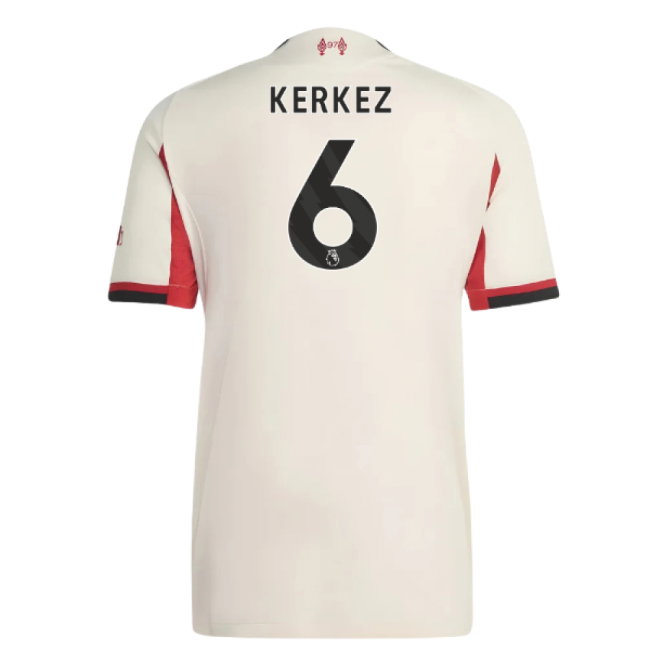 2025-2026 Liverpool Authentic Away Shirt (Kerkez 6)-SoccerKits Hub | Buy Soccer Jerseys Online